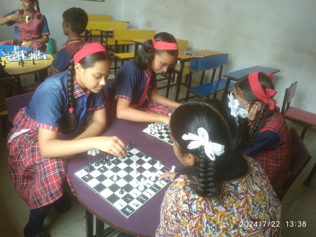 Interclass chess competition on the occasion of world international chess day ( 22/07/2024 ) photo 1